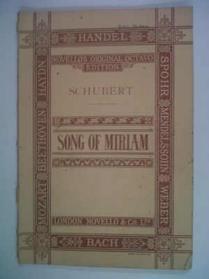 Schubert Song Of Miriam V/S