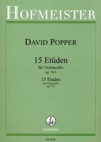 David Popper: 15 Etüden Für Violoncello Op. 76 Band 1