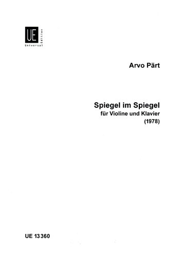 Spiegel im Spiegel (fr Violine und Klavier)