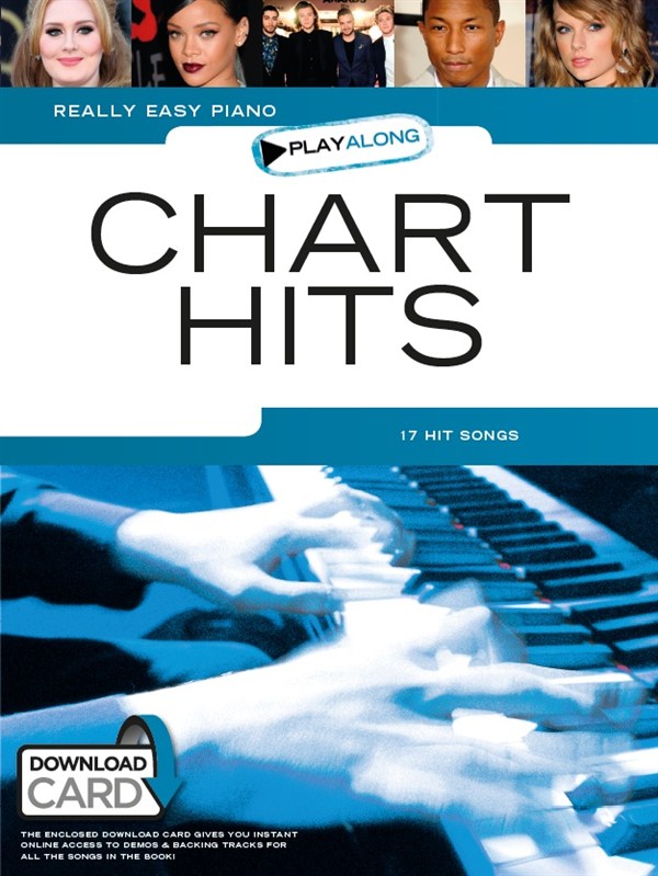 Really Easy Piano Playalong: Chart Hits (Book/Audio Download)