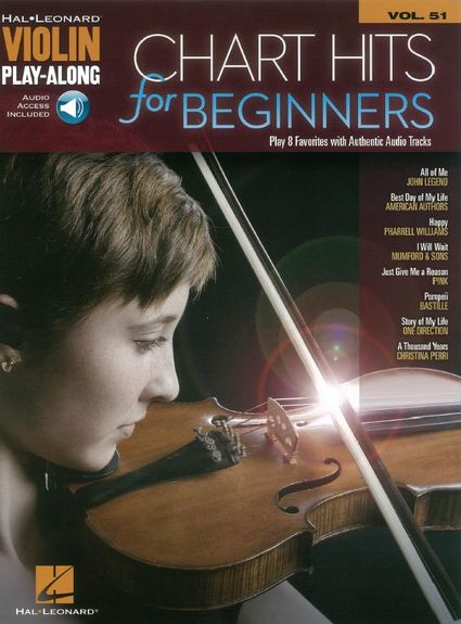 Violin Play-Along Volume 51: Chart Hits For Beginners (Book/Online Audio)
