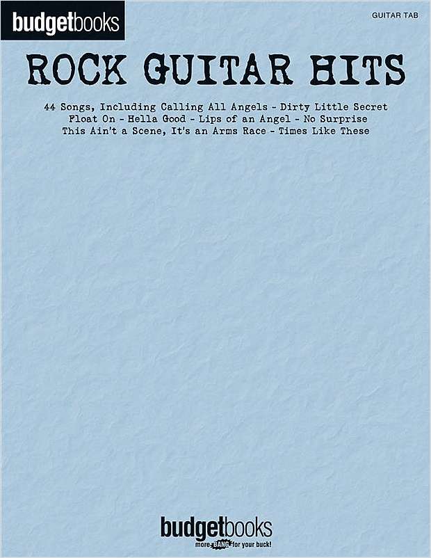 Budget Books: Rock Guitar Hits