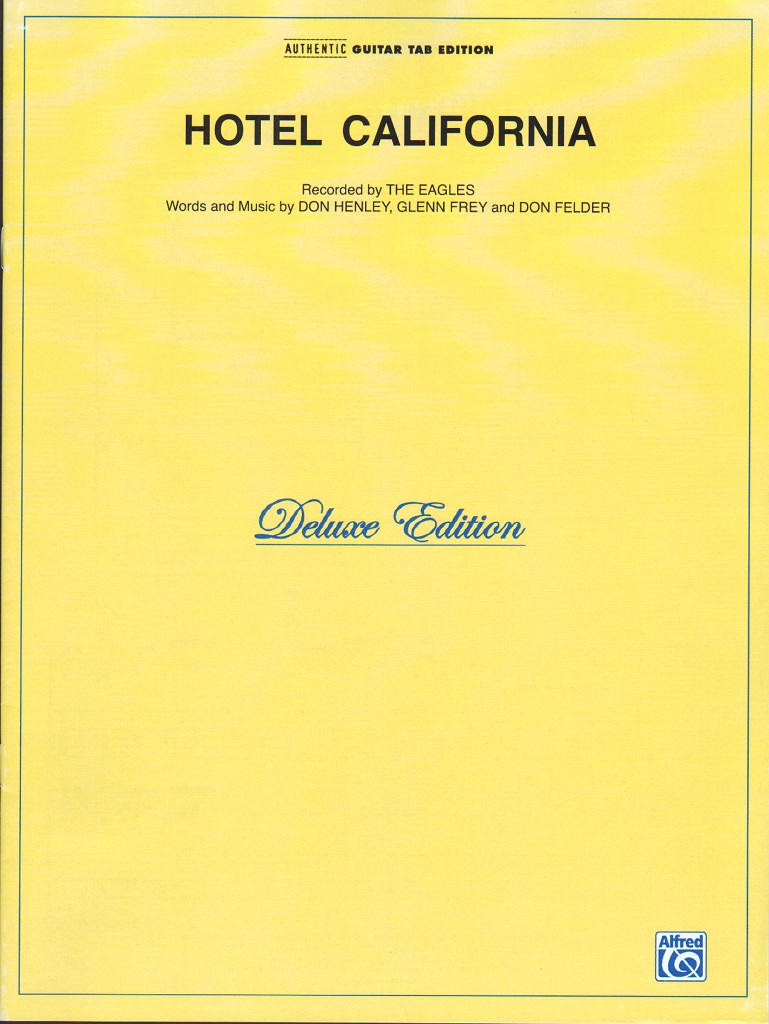 Eagles: Hotel California (TAB)