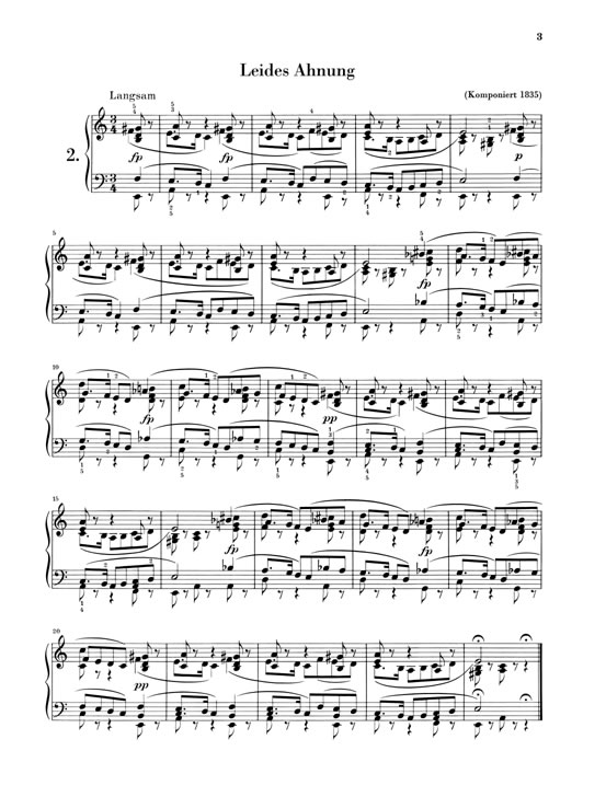 Robert Schumann: Albumblätter Op.124