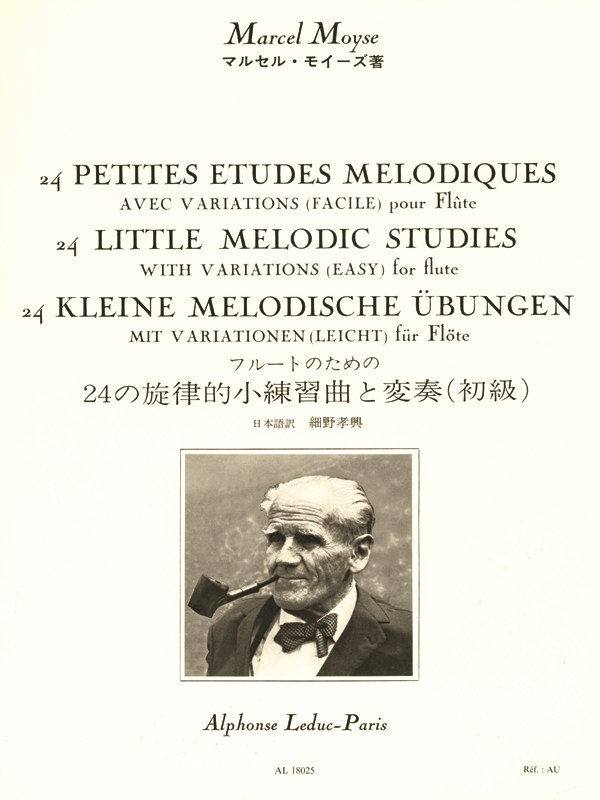 Moyse M: 24 Petites tudes Mlodiques Avec Variations Flute Traversire