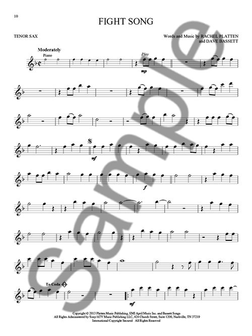 Hal Leonard Instrumental Play-Along: Top Hits - Tenor Saxophone (Book/Online Aud