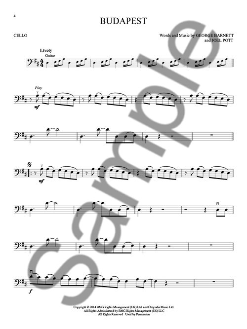 Hal Leonard Instrumental Play-Along: Top Hits - Cello (Book/Online Audio)