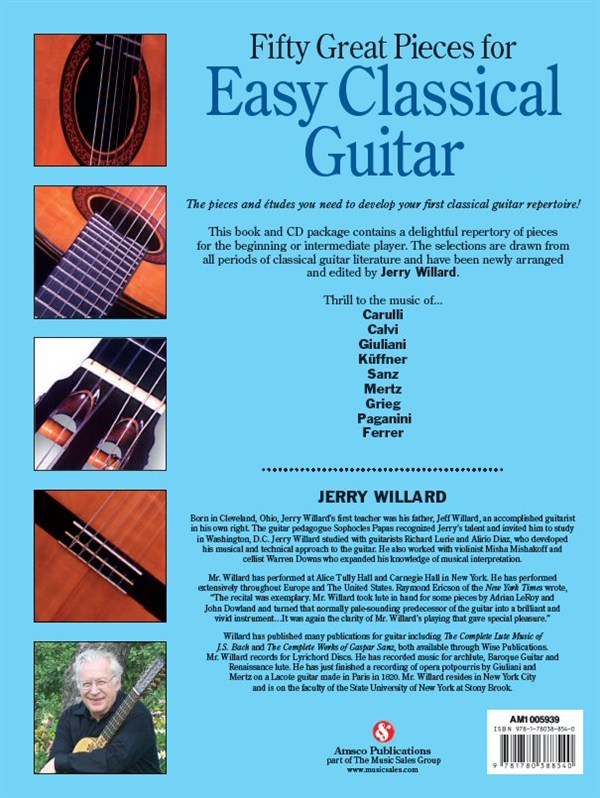 50 Great Pieces For Easy Classical Guitar