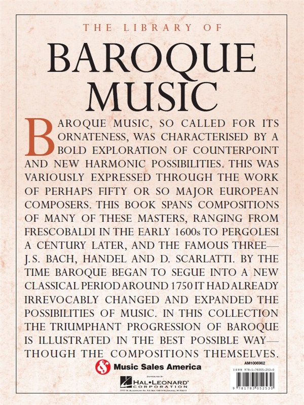 The Library Of Baroque Music