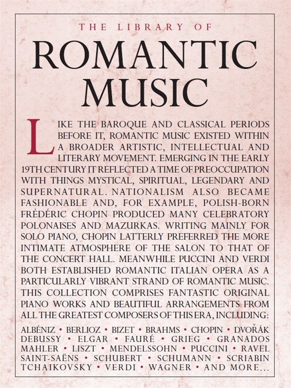 The Library Of Romantic Music