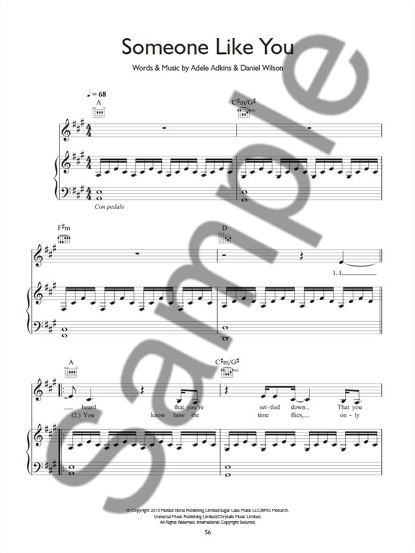 Play Piano With... Adele (Book/Audio Download)