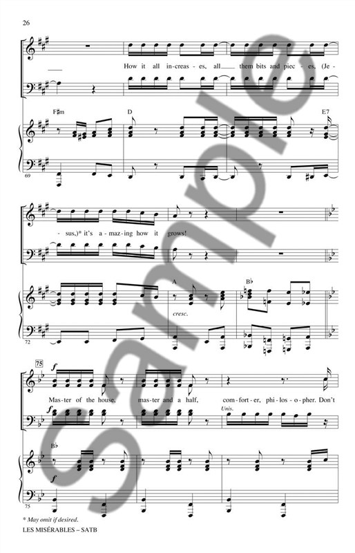 Alain Boublil/Claude-Michel Schönberg: Les Misérables - Choral Selections From T