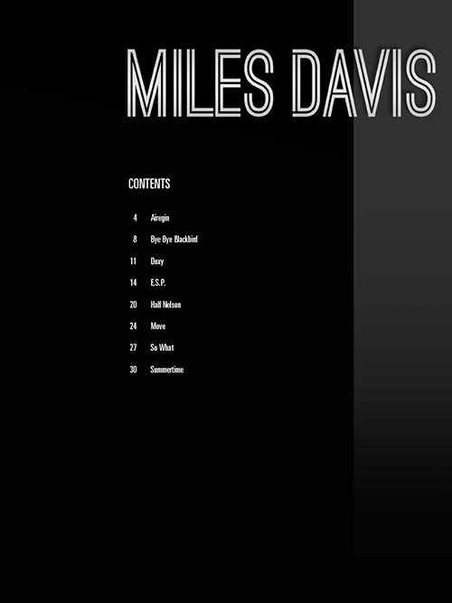 Miles Davis: Trumpet Play-Along Volume 6 (Book/Online Audio)