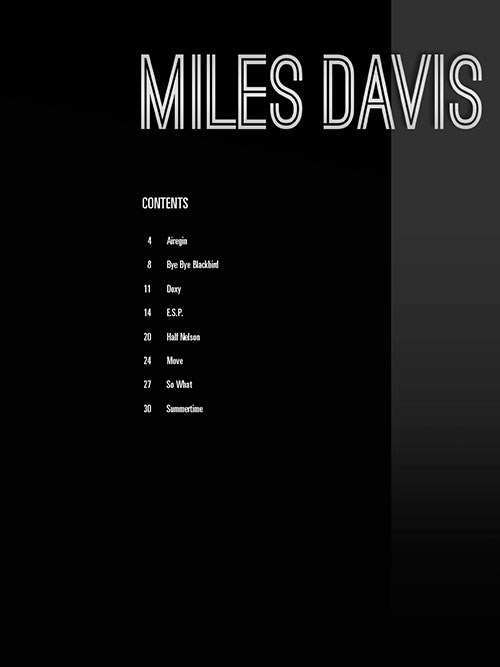 Miles Davis: Trumpet Play-Along Volume 6 (Book/Online Audio)