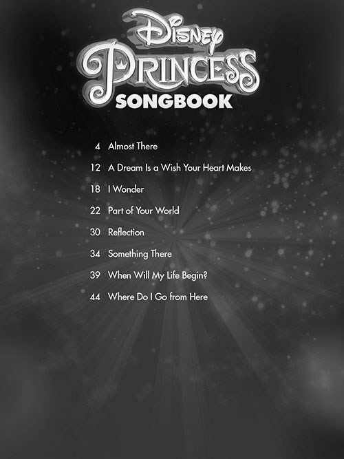 Disney Princess Songbook: Singer's Edition (Book/Online Audio)