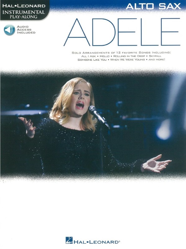 Hal Leonard Instrumental Play-Along: Adele - Alto Saxophone (Book/Online Audio)