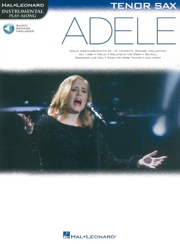 Hal Leonard Instrumental Play-Along: Adele - Tenor Saxophone (Book/Online Audio)