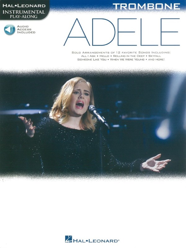 Hal Leonard Instrumental Play-Along: Adele - Trombone (Book/Online Audio)