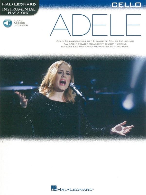 Hal Leonard Instrumental Play-Along: Adele - Cello (Book/Online Audio)