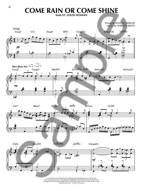Jazz Piano Solos Volume 32: Johnny Mercer