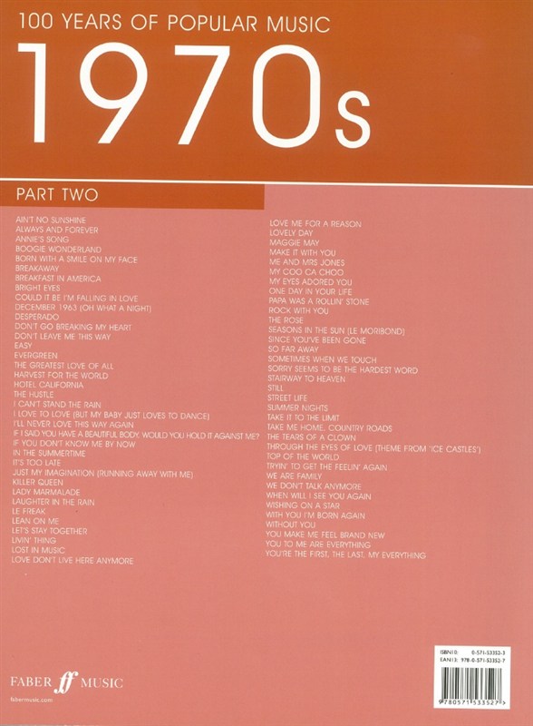 100 Years Of Popular Music: 1970s - Part Two