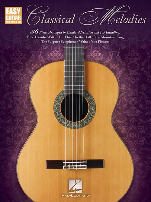 Classical Melodies: Easy Guitar With Notes & Tab