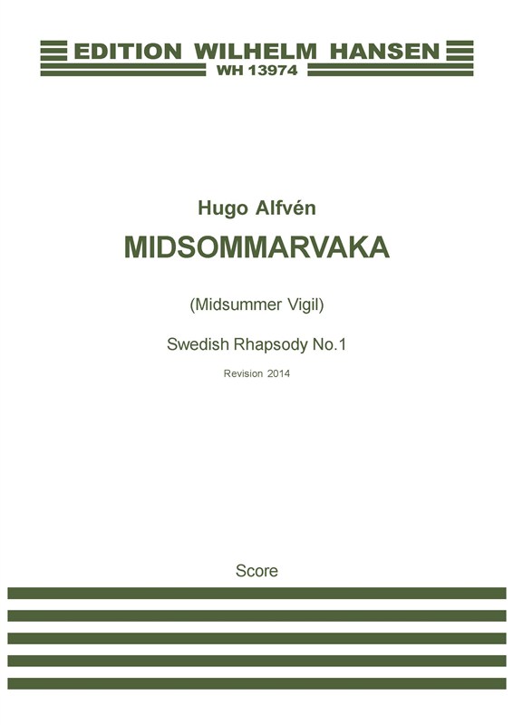 Hugo Alfvn: Swedish Rhapsody No.1 'Midsommarvaka' Op. 19 (Full Score)