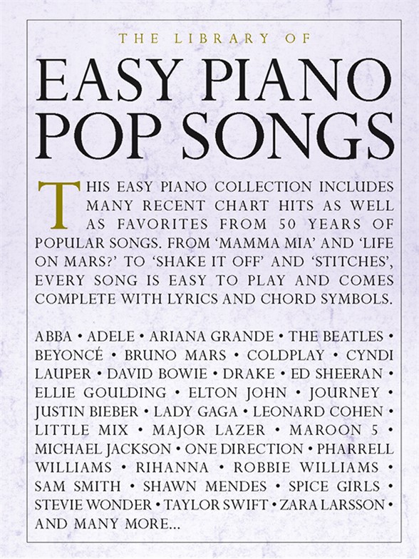 The Library Of Easy Piano Pop Songs