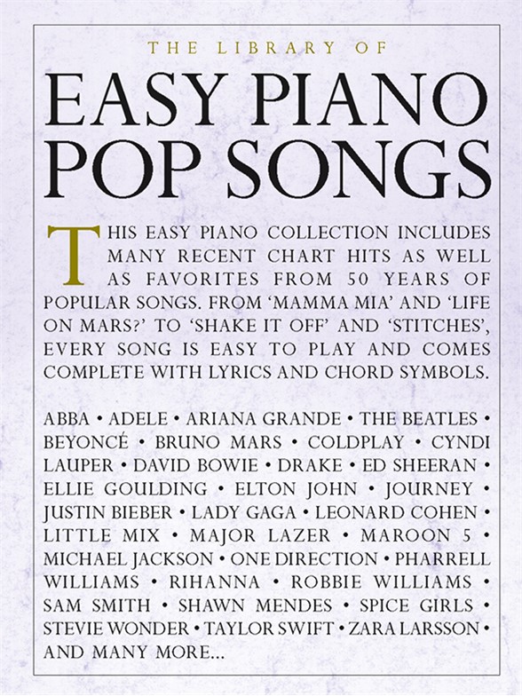 The Library Of Easy Piano Pop Songs