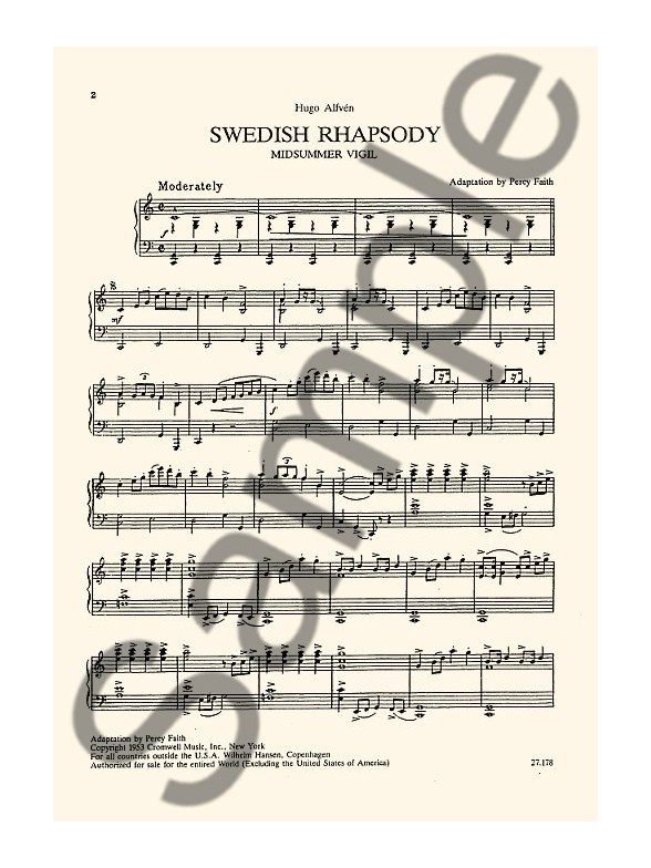Hugo Alfvn: Midsommarvaka / Swedish Rhapsody