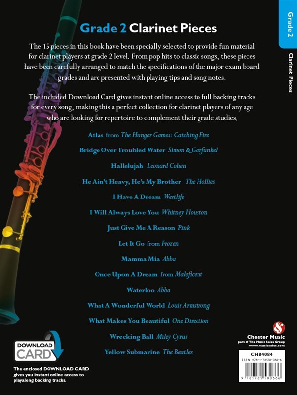 Grade 2 Clarinet Pieces (Book/Audio Download)