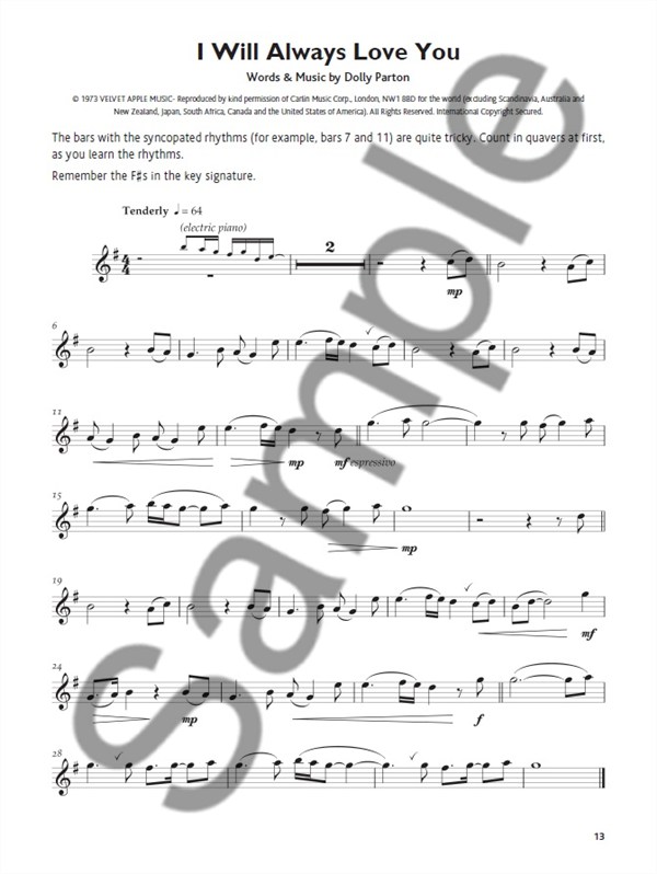 Grade 2 Alto Saxophone Pieces (Book/Audio Download)