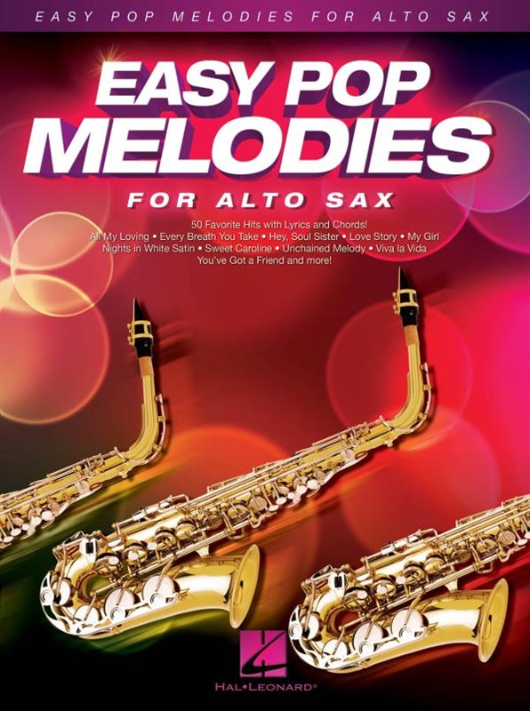 Easy Pop Melodies For Alto Saxophone