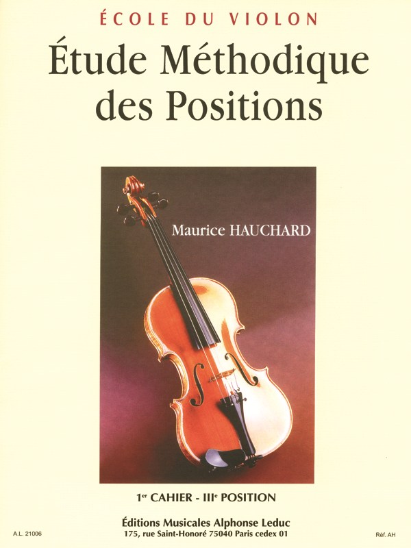 Hauchard: tude Des Positions Volume 1 Violon