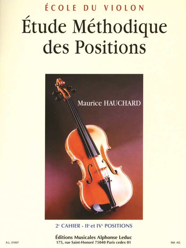 Hauchard: tude Des Positions Volume 2 Violon