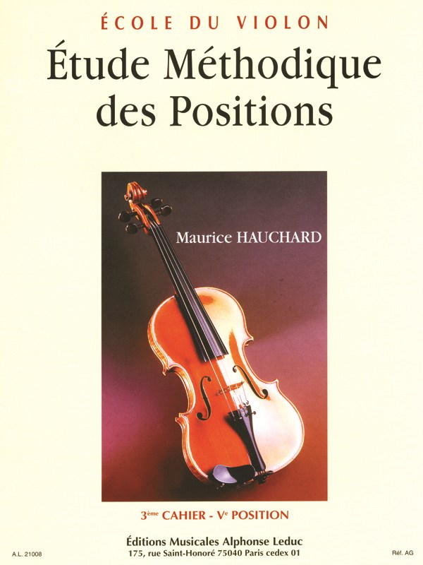 Hauchard: tude Des Positions Volume 3 Violon