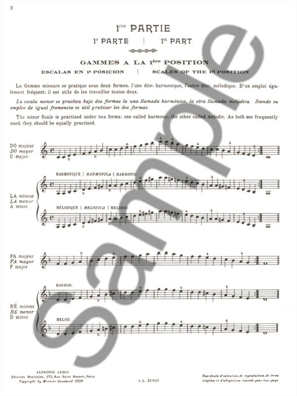 M. Hauchard: Gammes et Arpges Vol.2 (Violin solo)