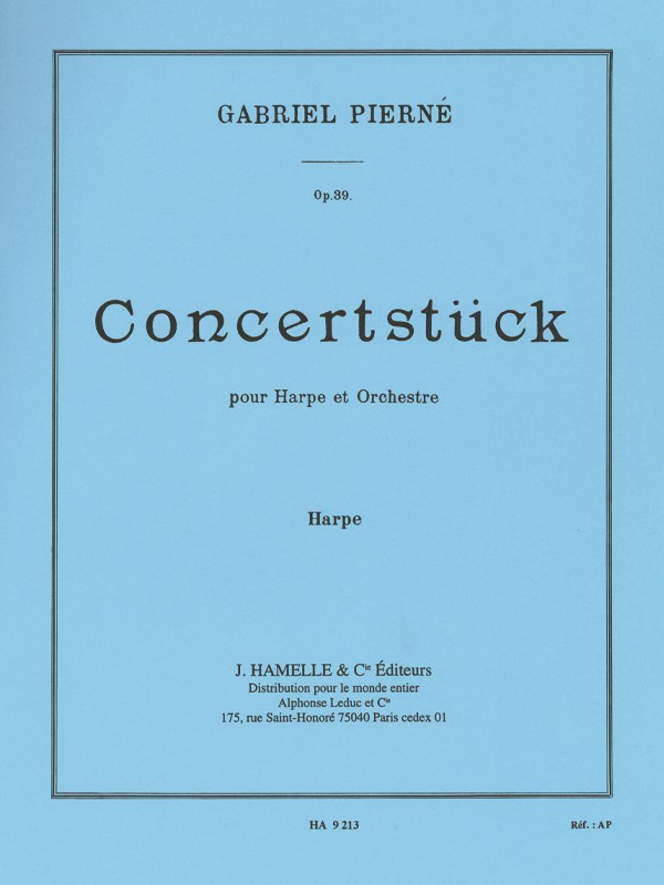 Gabriel Pierné: Concertstück Op.39 Harp Part