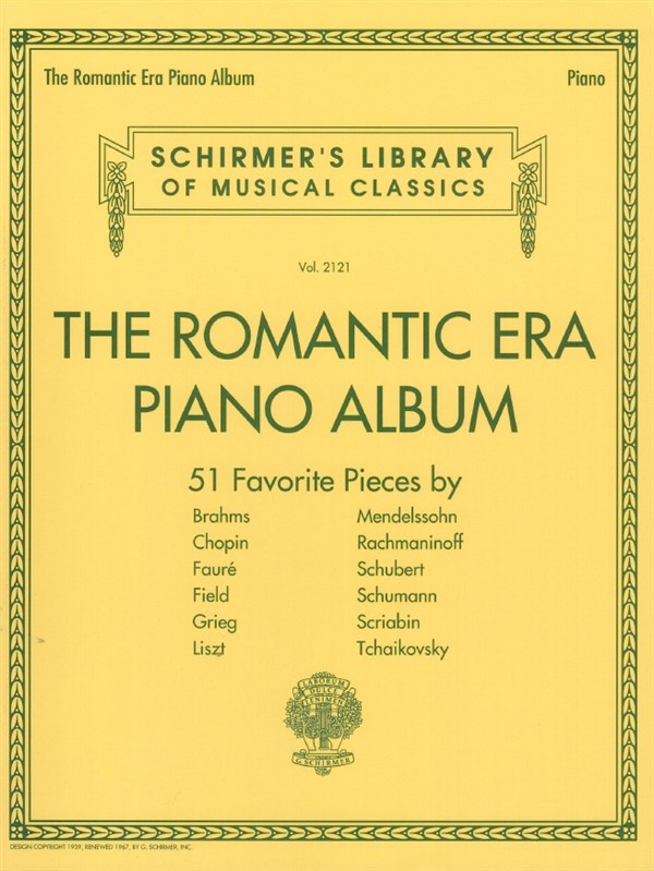 The Romantic Era Piano Album
