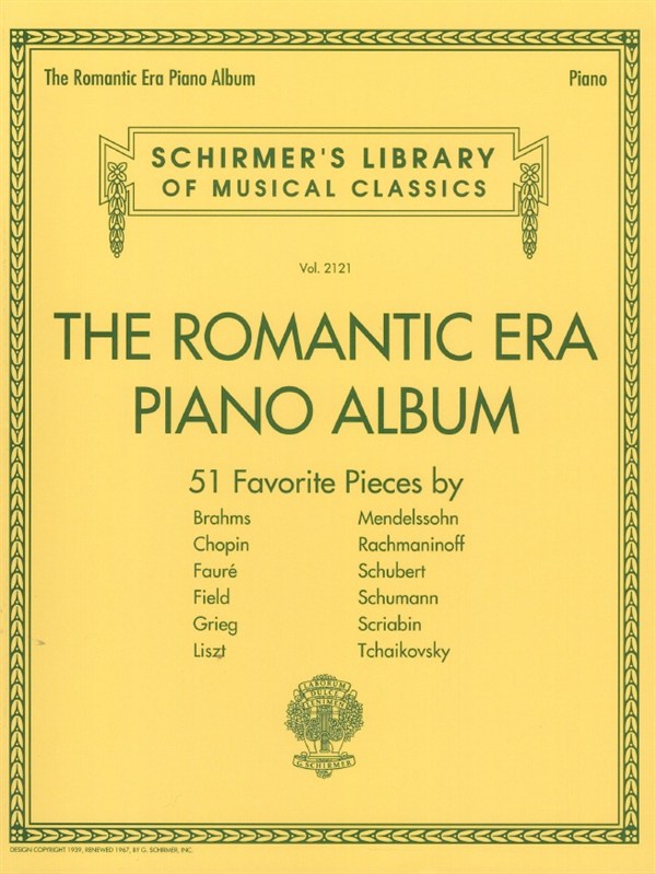 The Romantic Era Piano Album