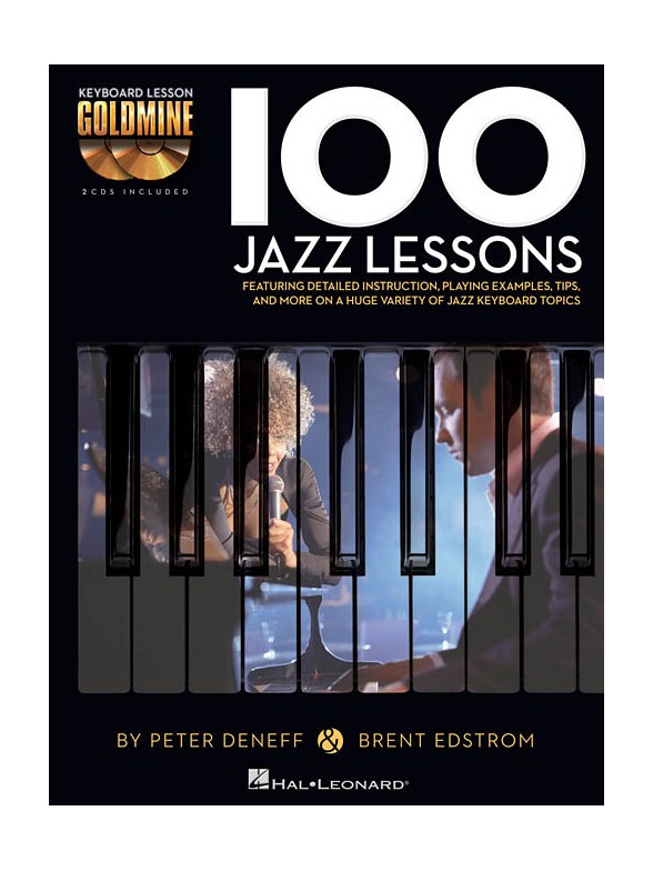 Keyboard Lesson Goldmine: 100 Jazz Lessons (Book/2 CDs)