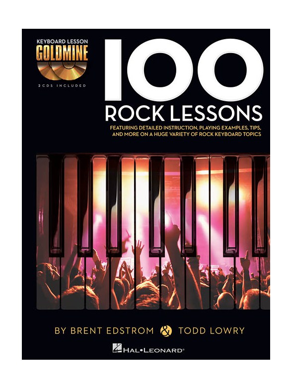 Keyboard Lesson Goldmine: 100 Rock Lessons (Book/2 CDs)