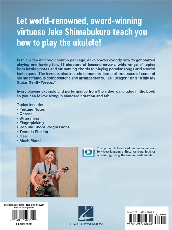 Jake Shimabukuro Teaches Ukulele (Book/Video Online)