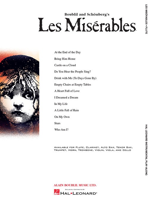 Les Miserables Play-Along Pack - Flute (Book/Online Audio)