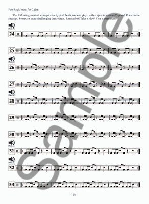 FIRST LESSONS CAJON BOOK/Online Audio