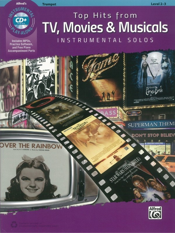 Top Hits From TV, Movies & Musicals - Trumpet (Book/CD)