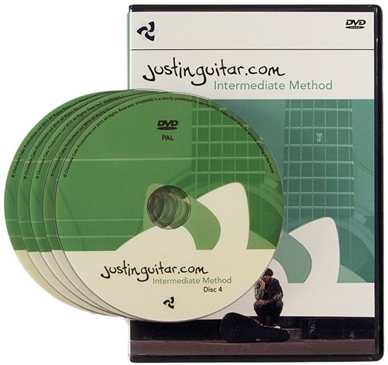Justinguitar.com: Intermediate Guitar Method (5 DVD Set)