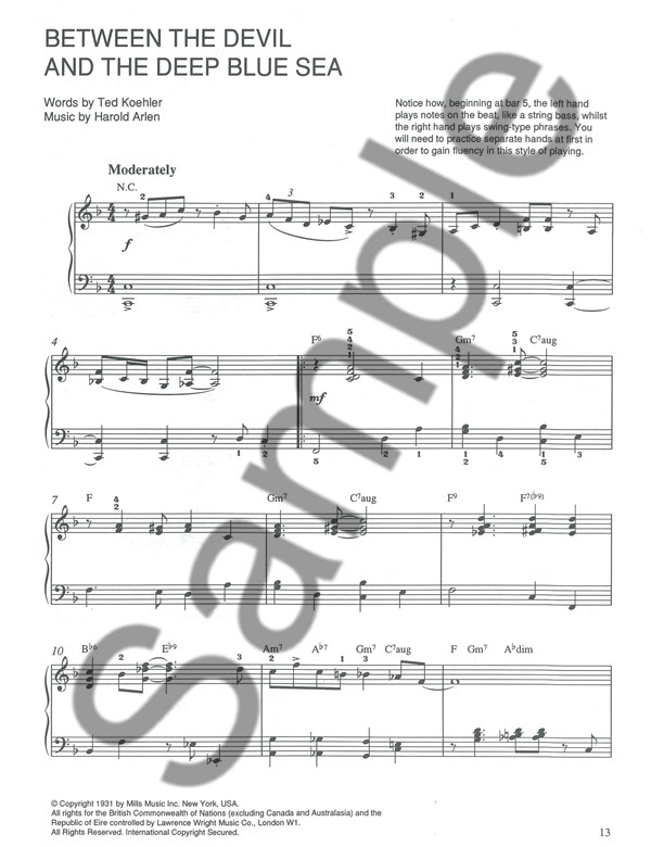 Just Swing: Progressive Piano Solos Grades III - V