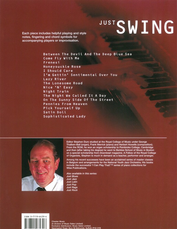 Just Swing: Progressive Piano Solos Grades III - V