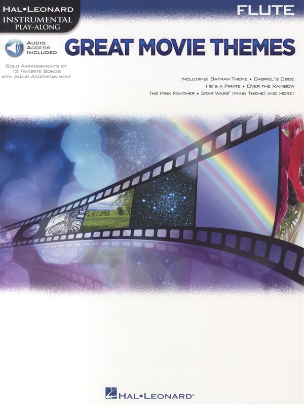 Instrumental Play-Along: Great Movie Themes - Flute (Book/Online Audio)